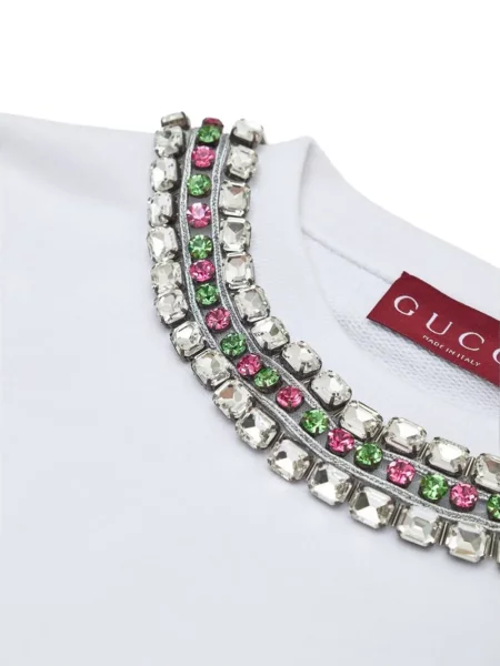 Lung hanorac Gucci alb