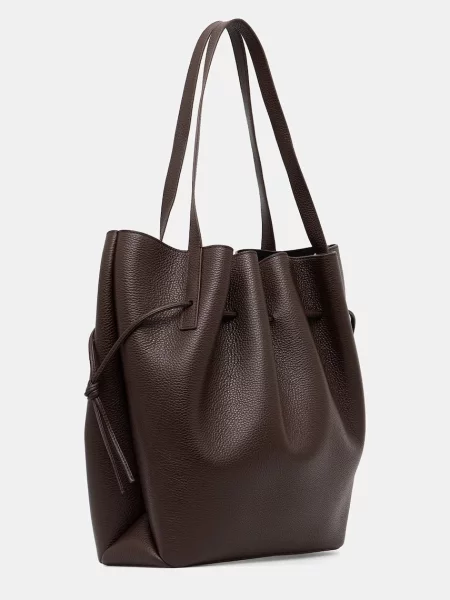 Geantă shopper Yuzefi din piele maro