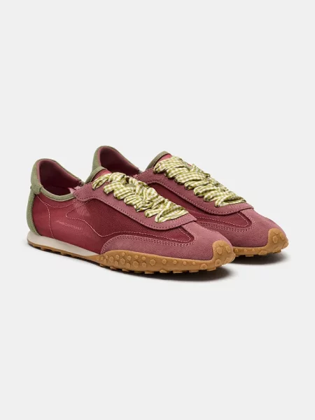 Hoff BRIDGE SOLID MESH BERRY sneakers pentru femei din piele întoarsă roz