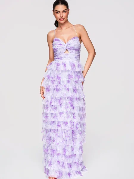 Rochie de seară Edoti alb