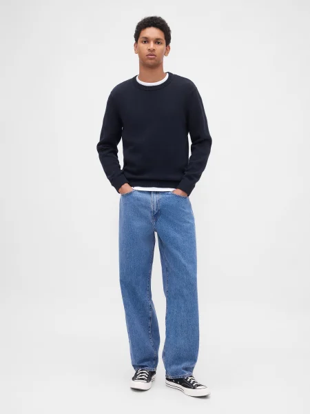 Pulover Gap tricotate albastru