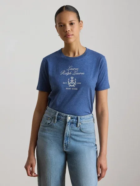 Lauren Ralph Lauren tričko dámske modrá