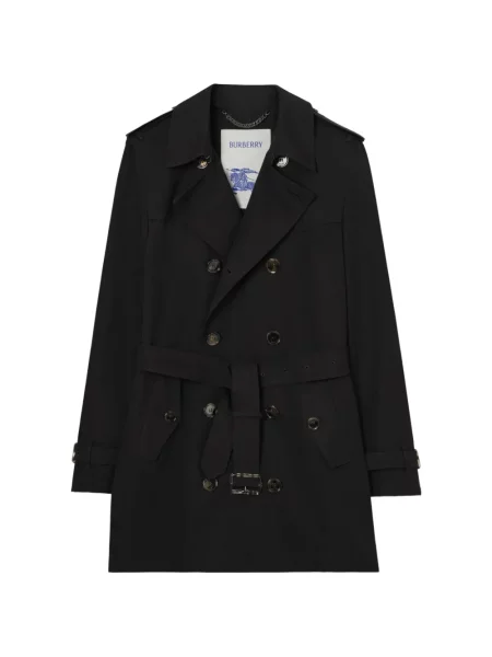 Trenci Burberry cu model paisley din dantelă negru