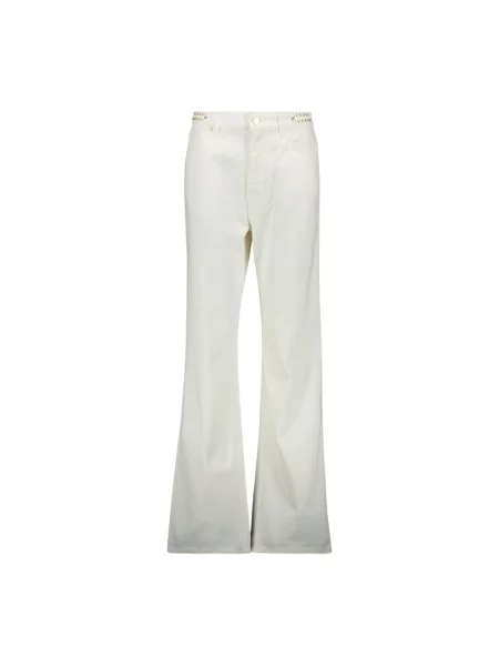 Proste jeansy Rabanne białe