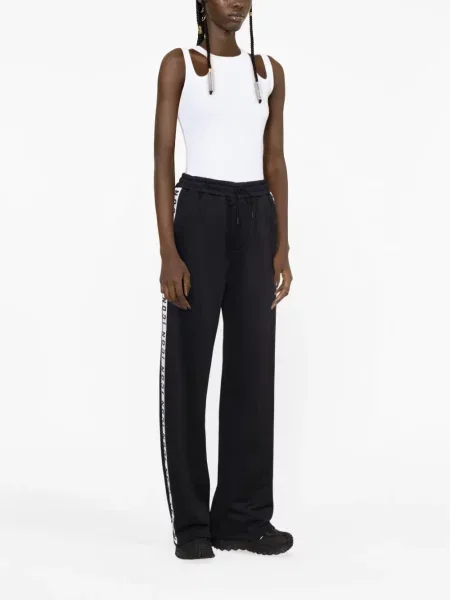 Szerokie spodnie Dsquared2 czarne