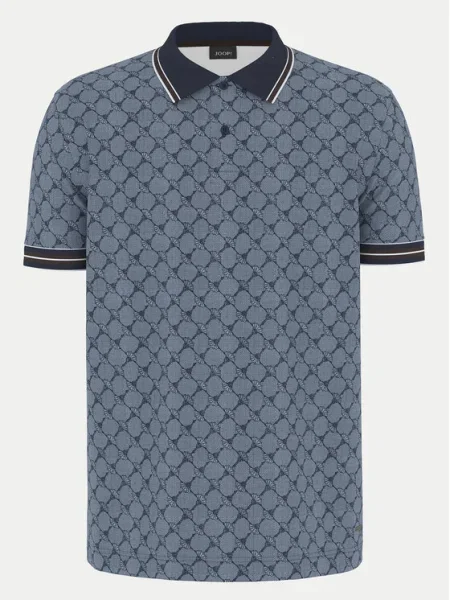 JOOP! Тениска с яка и Тъмносин Modern Fit синьо