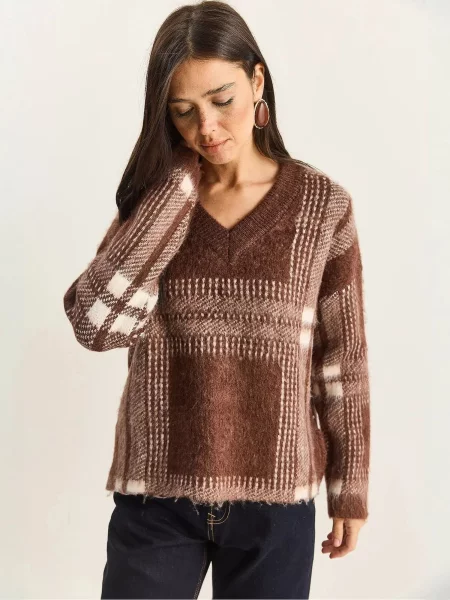 Bianco Lucci Pulóver Pullover világos bézs