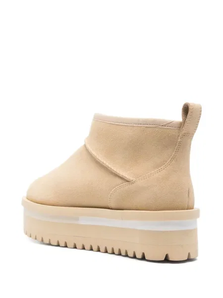 Botine Tommy Jeans din piele de căprioară