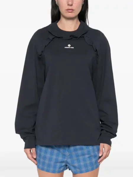 Lung tricou Shushu/tong albastru