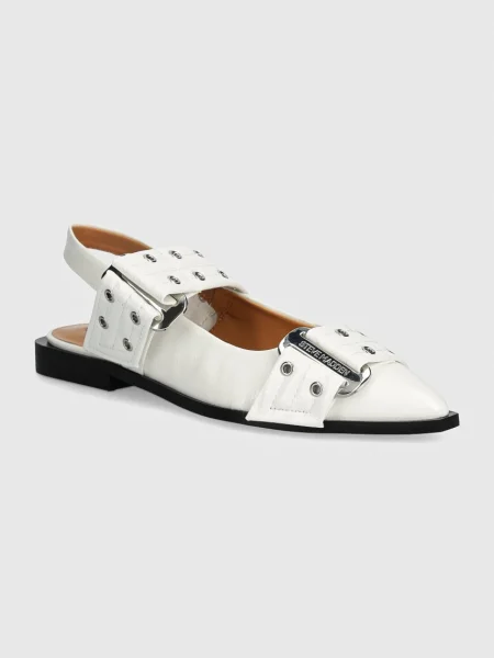 Балеринки Steve Madden Grand Ave с отворена бяло