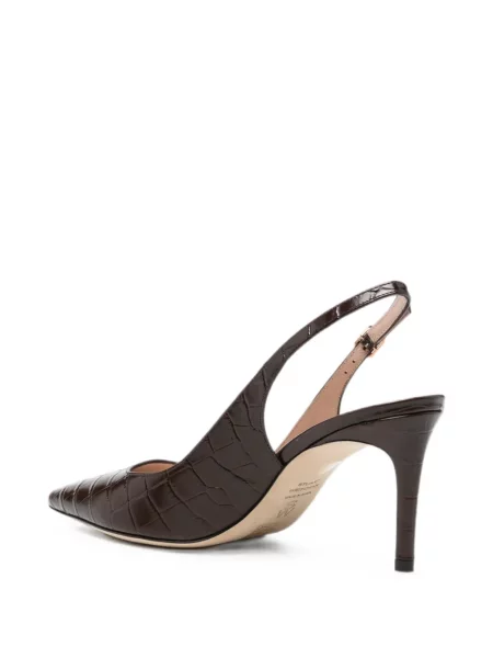 Pantofi cu toc Stuart Weitzman slingback maro