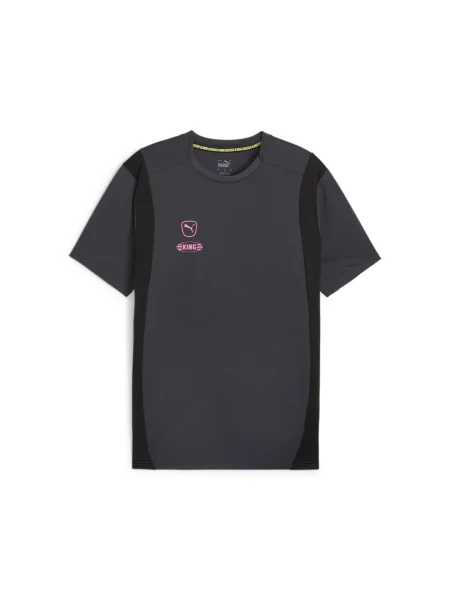 PUMA Funkcionalna majica King Pro antracit / roza črna