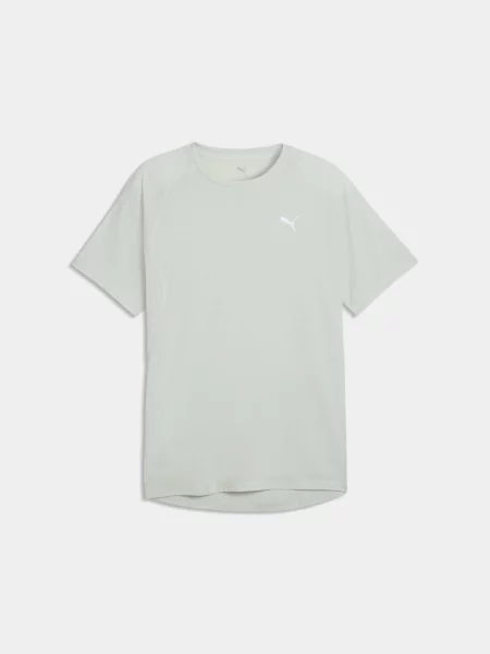 Спортивна футболка PUMA Run Velocity Tee Tri-blend комбінований верх зелений