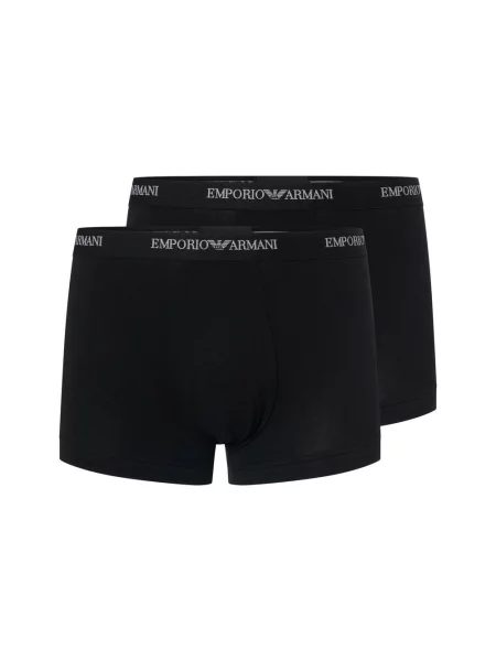 Emporio Armani Bokserki w Mężczyźni jednolity S czarny
