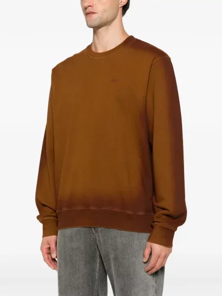 Hanorac Arte Antwerp cu broderie cu gradient maro