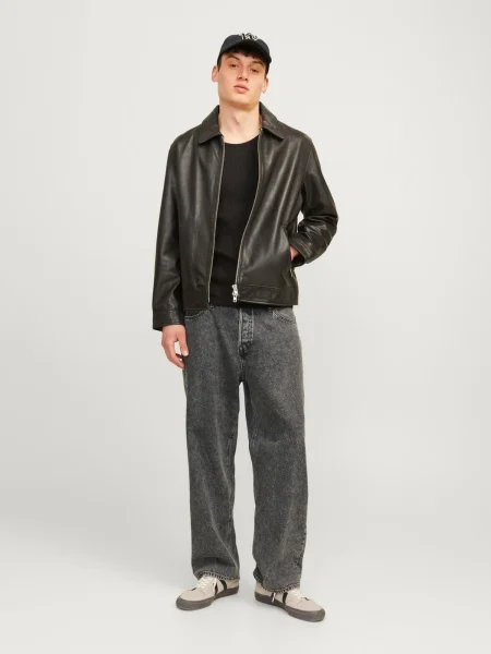 JACK & JONES Jeans ALEX denim negru