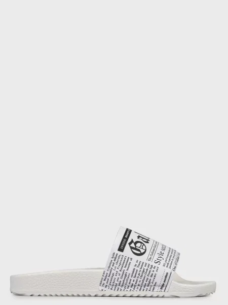 Шлепанцы John Galliano белые