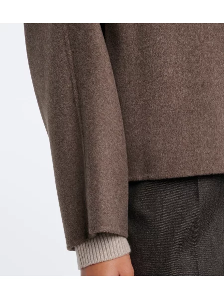 Geacă 's Max Mara de lână maro