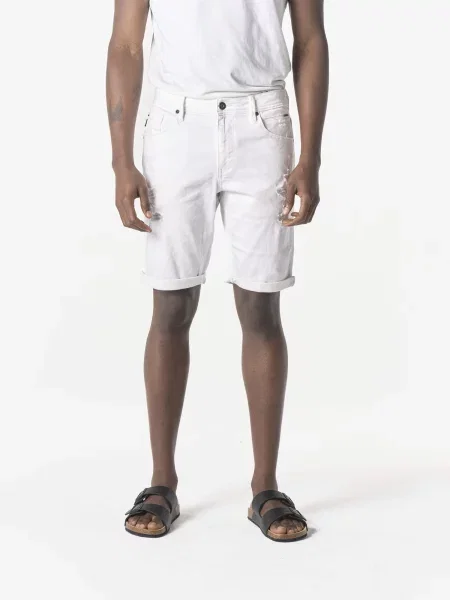 KOROSHI Jeans alb