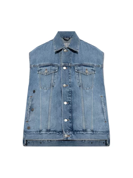 Kamizelka jeansowa Haikure niebieska