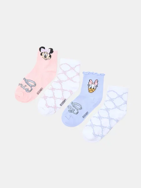 Sinsay ponožky s ozdobným vzorem Minnie Mouse vícebarevná