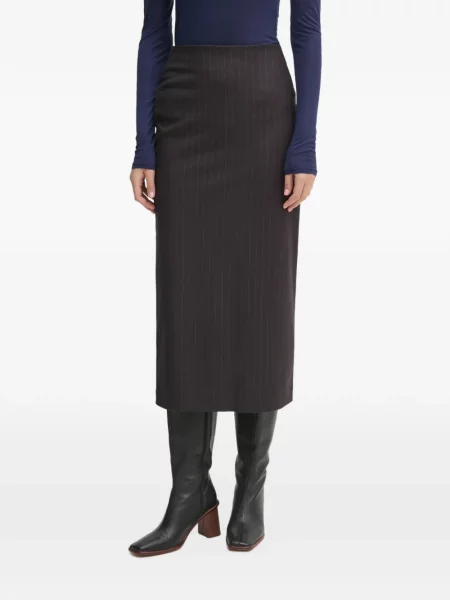 Fustă midi Benetton negru
