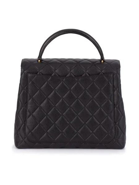 Prošívaná kabelka Chanel Pre-owned černá