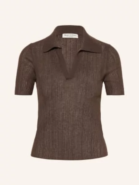 Marc O'polo Dzianinowa Koszulka Polo braun