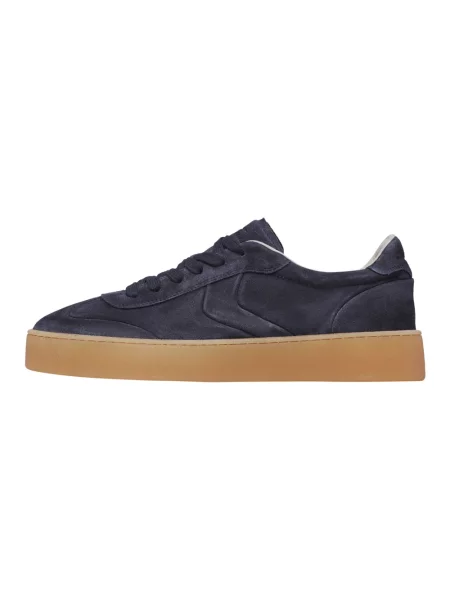 Sneakersy Voile Blanche skórzane niebieskie