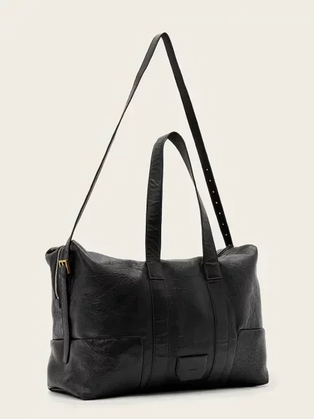 Шкіряна сумочка AllSaints чорний