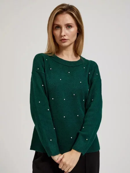 Stras pulover Marisse negru