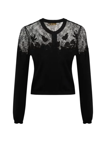 Cardigan Ulla Johnson din dantelă negru