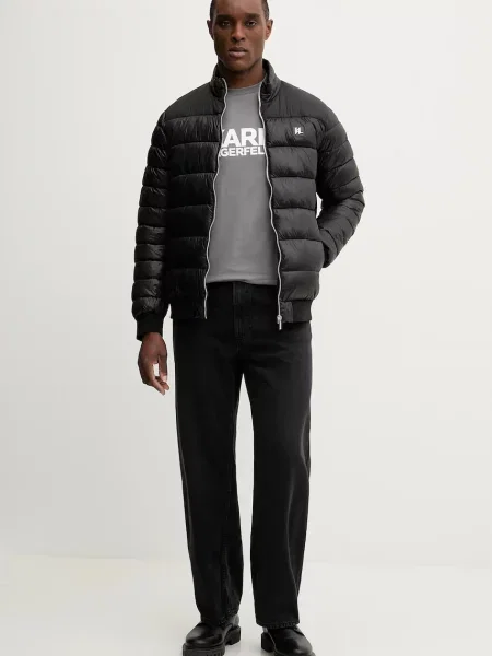 Karl Lagerfeld kratka majica siva