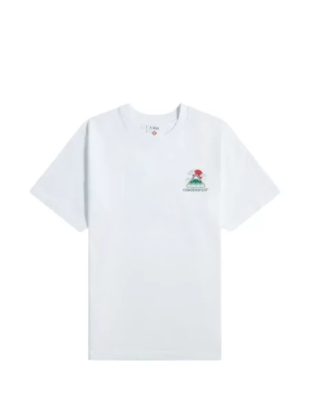 Tricou Casablanca cu gradient alb