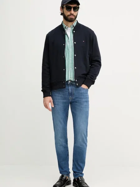 Tommy Hilfiger kavbojke slim fit kroja modra