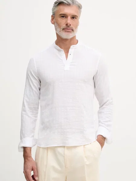 Tricou cu mânecă lungă United Colors Of Benetton alb
