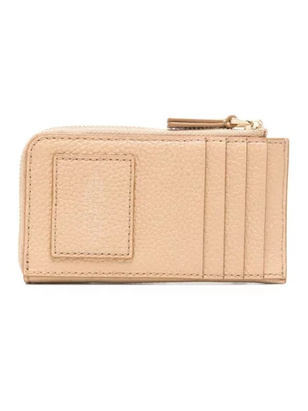 Portfel Marc Jacobs skórzany beżowy