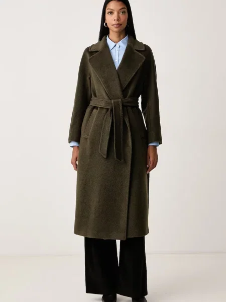 Weekend MaxMara De lână palton Wkdtempera verde