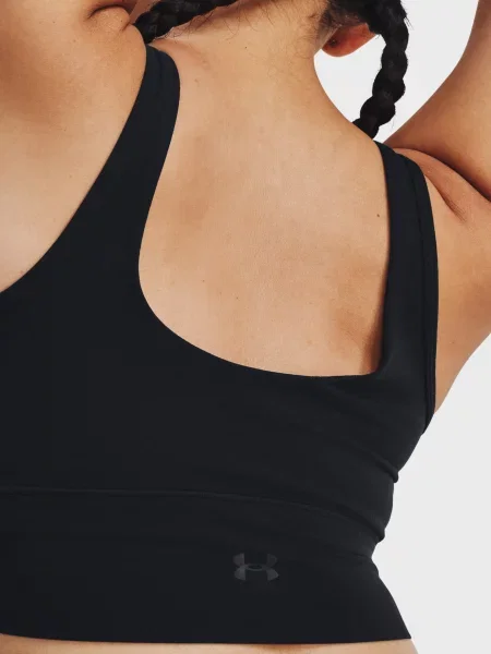 Укороченный спортивный топ Under Armour черный