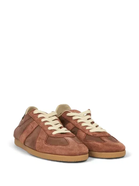 Sneakerși Maison Margiela din piele maro