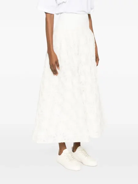 Fustă midi Simkhai cu model floral până la genunchi