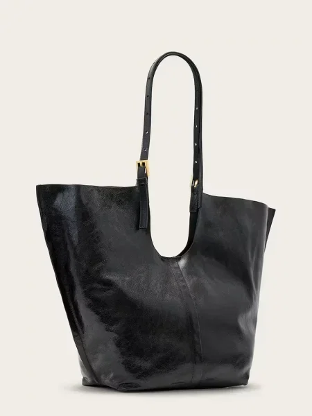 Шкіряна сумочка AllSaints ARA червоний