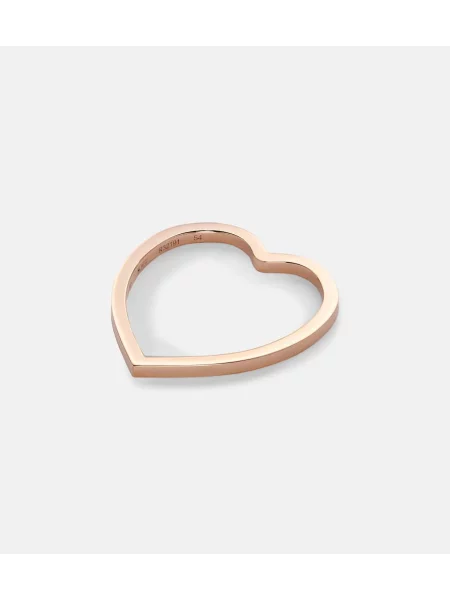 Prstan Repossi z vzorcem srca roza