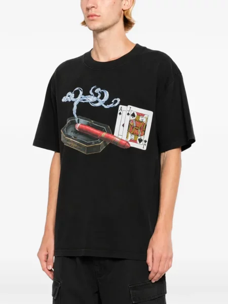 Tricou Melt cu imagine negru