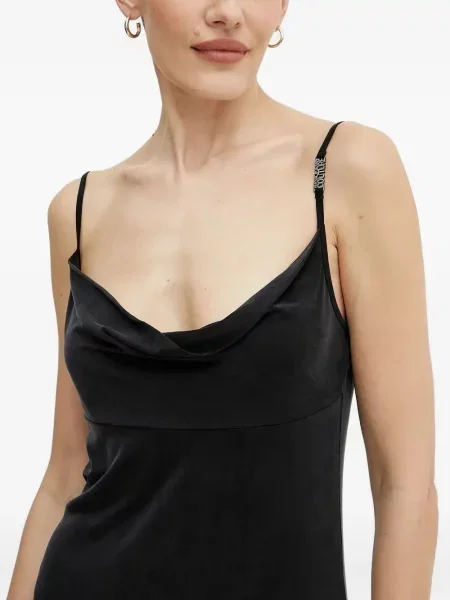 Rochie din denim Versace Jeans Couture de costum negru