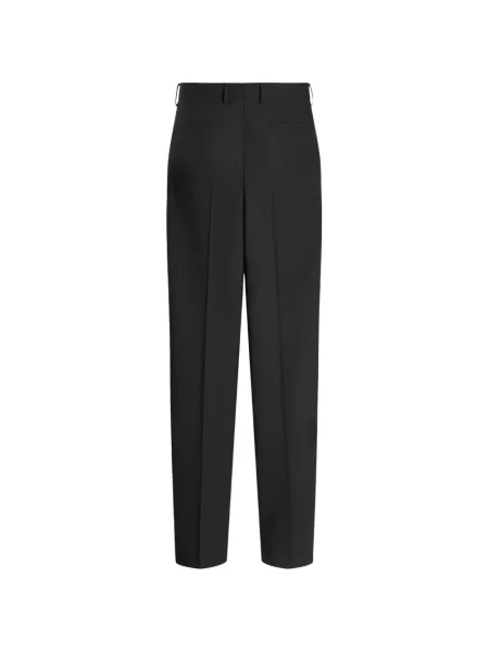 Vilnonės kelnės Dolce & Gabbana ruda