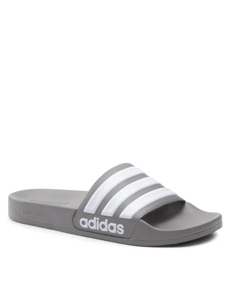 Чехли adidas сиво