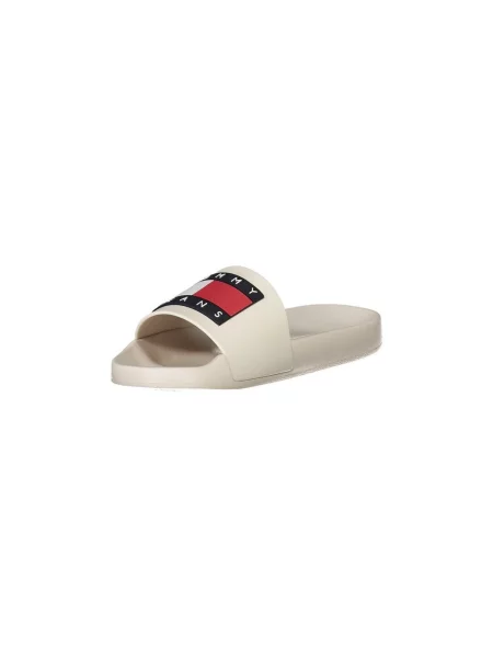 Pantofle Tommy Jeans bílé