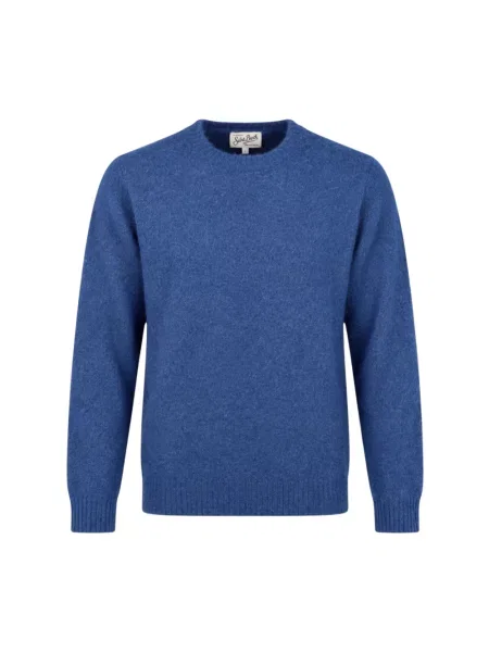 Sweter Mc2 Saint Barth niebieski