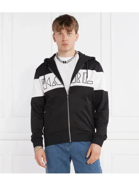 Karl Lagerfeld Hanorac SWEAT HOODY negru